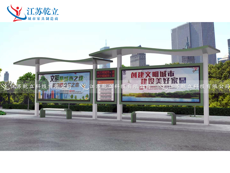 甘肅隴南候車亭第一車發(fā)貨